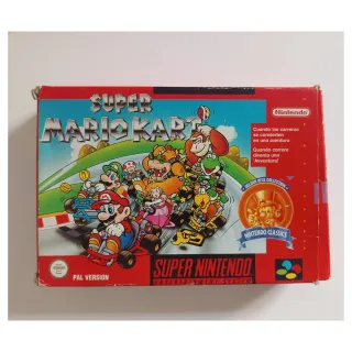 Super Mario Kart SNES PAL - Caja y Cartucho