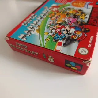 Super Mario Kart SNES PAL - Caja y Cartucho