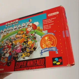 Super Mario Kart SNES PAL - Caja y Cartucho