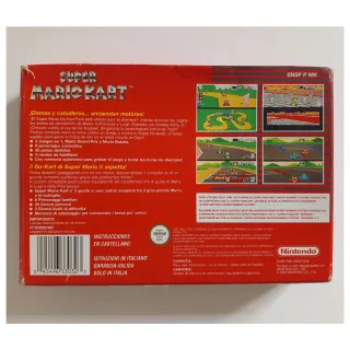 Super Mario Kart SNES PAL - Caja y Cartucho