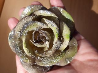 Candele Rose Glitterate
