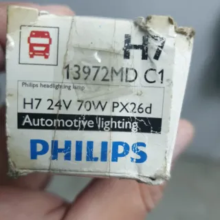 Bombilla H7 Philips MasterDuty 24V
