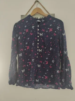 Blusa/Camisa Mujer Estampada Mariposas