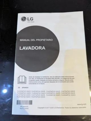 Lavadora LG 8kg A+++ Direct Drive