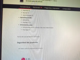 Lavadora LG 8kg A+++ Direct Drive