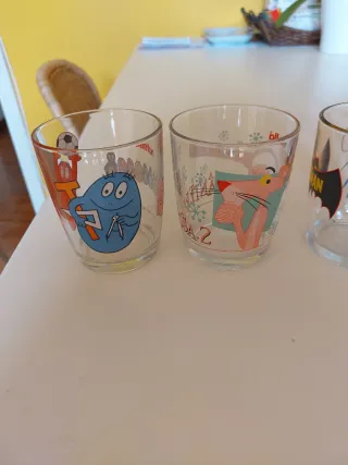 Collezione 9 Bicchieri Nutella Cartoon