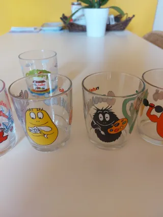 Collezione 9 Bicchieri Nutella Cartoon