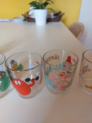 Collezione 9 Bicchieri Nutella Cartoon