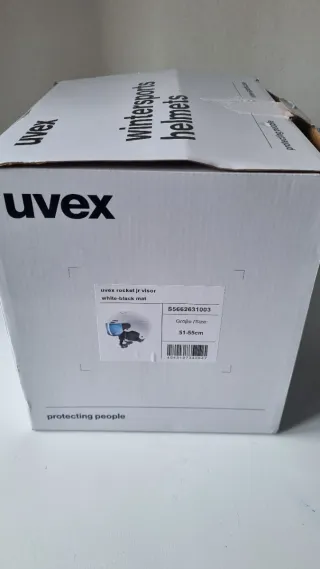 Casco Uvex con visor da sci taglia S