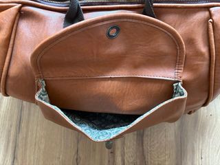 Bolso de viaje vintage Gladiator marrón