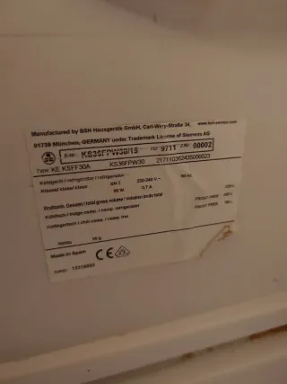 Frigorífico Siemens No Frost 329L