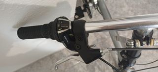 Bicicleta Plegable Plateada