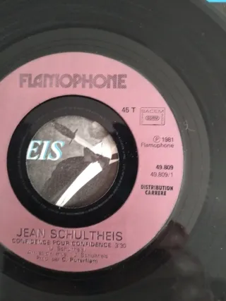 Jean Schultheis Confiance pour Confiance Vinilo