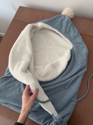 Saco para carrito de bebé azul