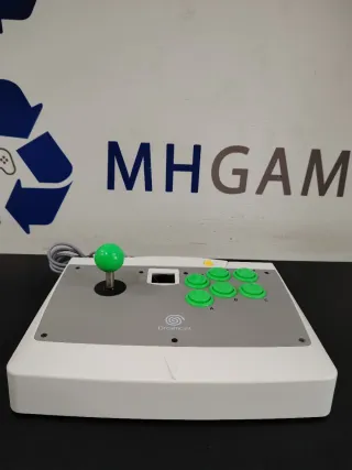 Arcade Stick Dreamcast Verde/Blanco