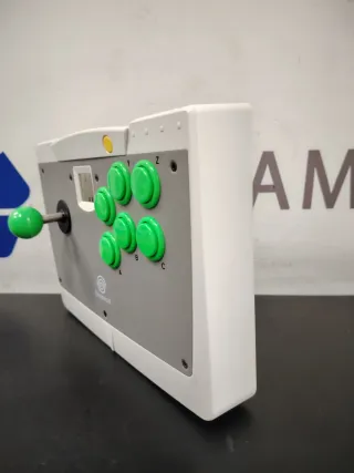 Arcade Stick Dreamcast Verde/Blanco