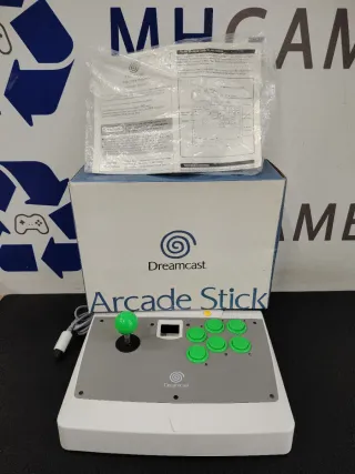 Arcade Stick Dreamcast Verde/Blanco