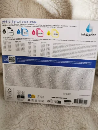 Inchiostro Epson EcoTank 101 | 102 | 103 | 104 (4pz)