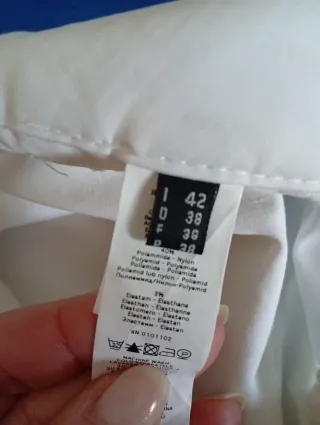 Pantaloni bianchi donna