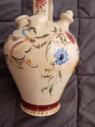 Botijo rústico decorado