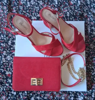 Sandali ZUIKI donna tacco alto rossi