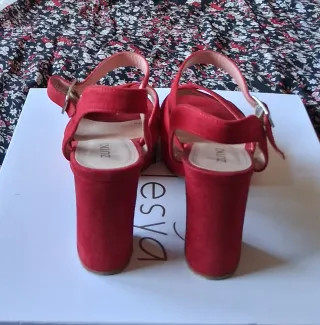 Sandali ZUIKI donna tacco alto rossi