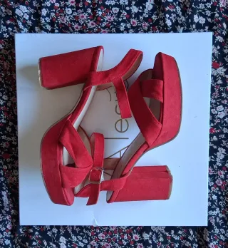 Sandali ZUIKI donna tacco alto rossi