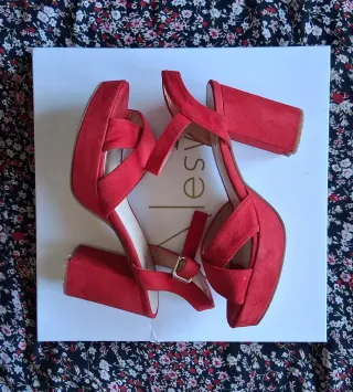 Sandali ZUIKI donna tacco alto rossi