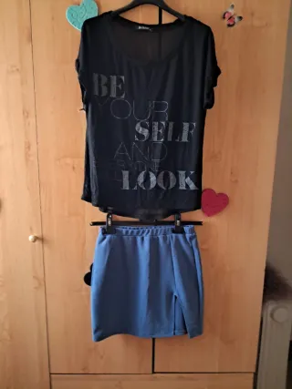 Conjunto falda y camiseta