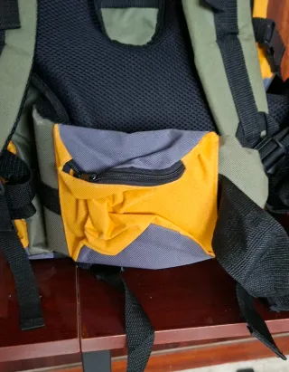 Mochila 55 l Montañismo Luc Alphand Amarilla