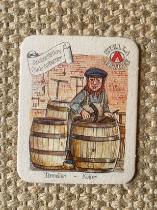 Bases de Copos Vintage Stella Artois