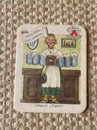 Bases de Copos Vintage Stella Artois