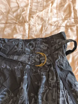 Falda Desigual Algodón Verano.