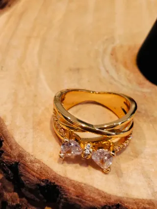 Anillo Lazo con Circonitas