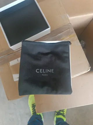 Cinturón Celine Mujer Negro