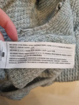 Maglione Hollister turchese Taglia S