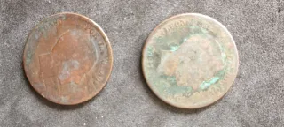 Monedas de Cobre 1879