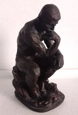 Figura pensador(Sujetalibros) marmolina marca GdP