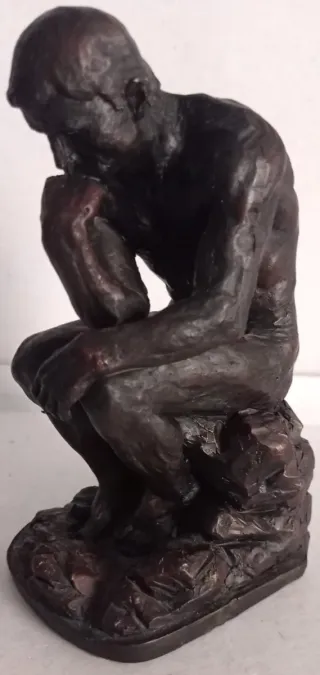 Figura pensador(Sujetalibros) marmolina marca GdP