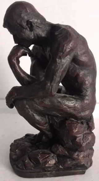 Figura pensador(Sujetalibros) marmolina marca GdP