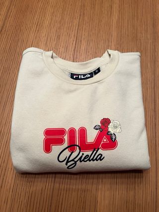 Sudadera Fila Beige Talla 16 años
