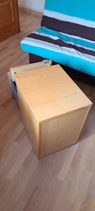 Cajonera escritorio. 1 cajón + 1 archivador
