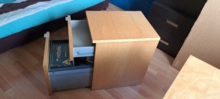 Cajonera escritorio. 1 cajón + 1 archivador