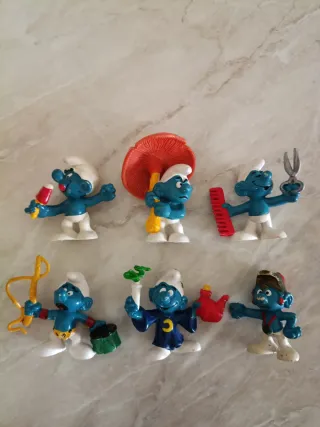 Puffi 1979 Set 6 Personaggi