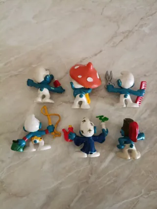 Puffi 1979 Set 6 Personaggi