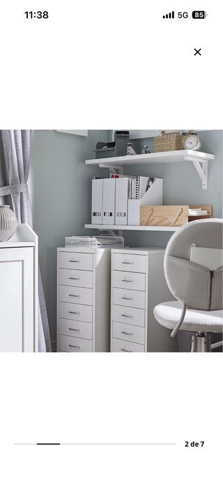 Cajonera Helmer Blanca