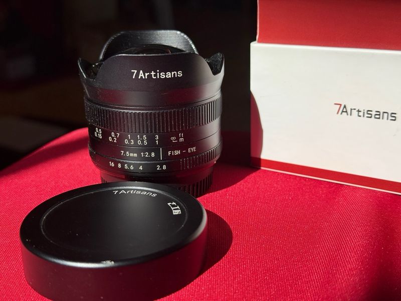 Fisheye 7 Artisans 7.5mm f/2.8 MFT OJO DE PEZ.