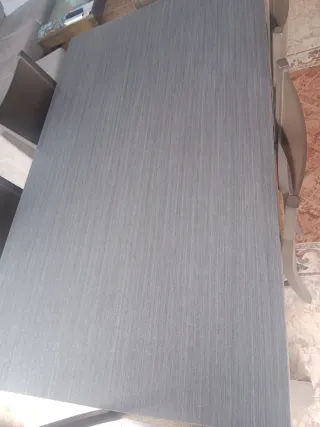 Mesa comedor extensible y 6 sillas madera