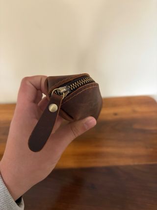 Estuche de cuero  marrón