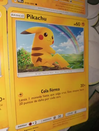 Lote 6 Cartas Pokémon Pikachu Básico